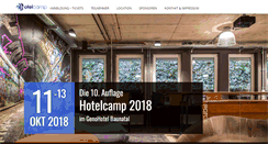 Desktop Screenshot of hotelcamp.de