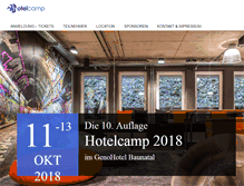 Tablet Screenshot of hotelcamp.de